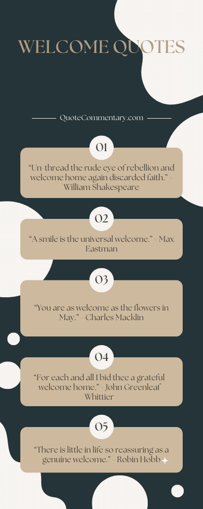 50 Welcome Quotes Their Meaningsexplanations 